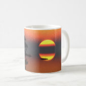"日の出"の画像入り11ozマグカップ コーヒーマグカップ (正面右)