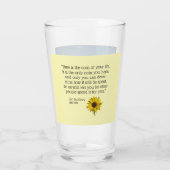 日の出、インスピレーション、両面、 タンブラーグラス (裏面)