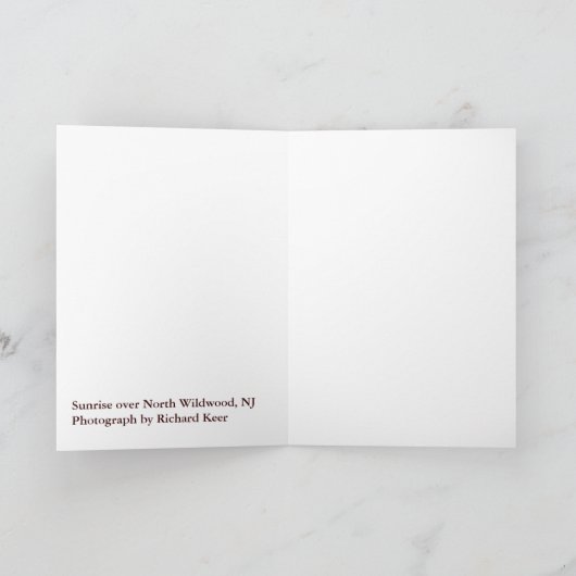 日の出 カード (内部)