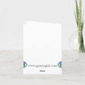 日の出 カード (裏面)