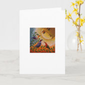 日の出 カード (黄色い花)