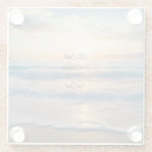 日の出 ガラスコースター (裏面)