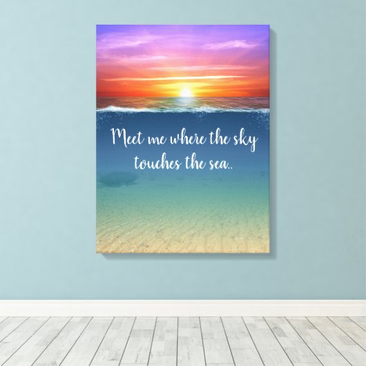 日の出 キャンバスプリント (インサイチュ (ウッドフロア))