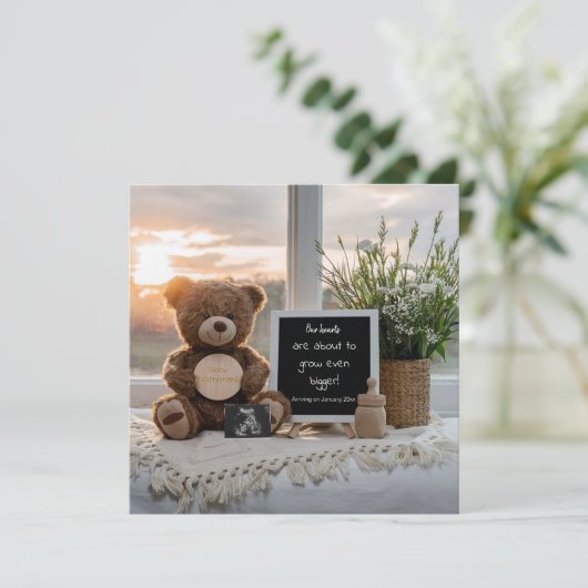 日の出、クマと花の妊娠の発表 シーズンカード (スタンド正面)