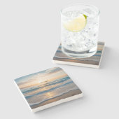 日の出 ストーンコースター (横)