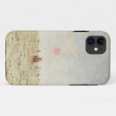 日の出(パネルの油)のボート Case-Mate iPhoneケース (裏面(横))