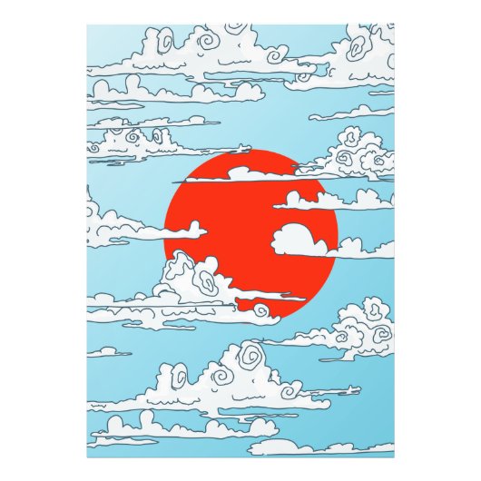 日の出 フォトプリント            (正面)
