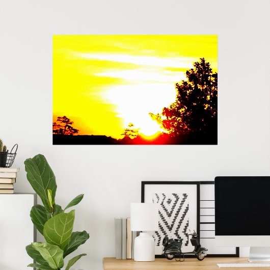 日の出 ポスター (ホームオフィス)