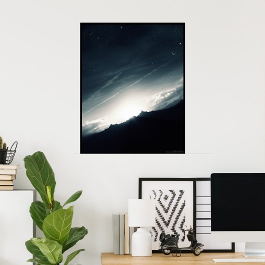 日の出 ポスター (ホームオフィス)