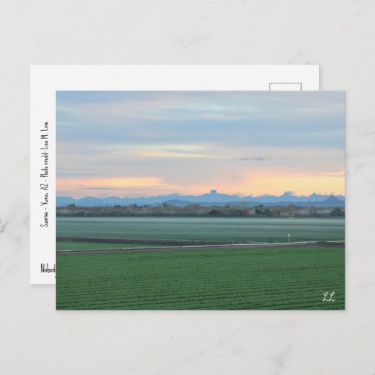 日の出 ポストカード (正面/裏面)