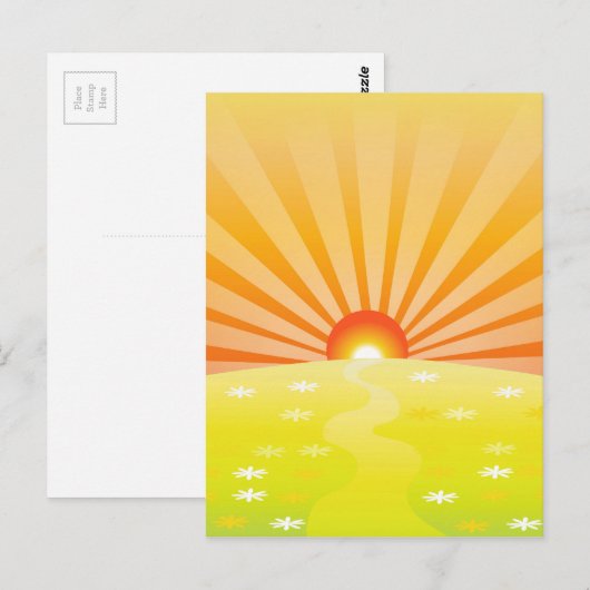 日の出 ポストカード (正面/裏面)