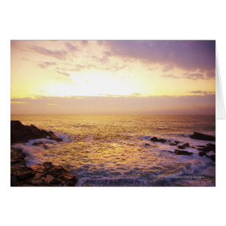 日の出、ポートランドからの眺めの大西洋