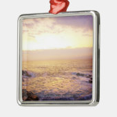 日の出、ポートランドからの眺めの大西洋 メタルオーナメント (左)