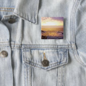 日の出、ポートランドからの眺めの大西洋 缶バッジ (インサイチュ)