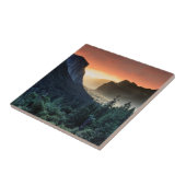 日の出|ヨセミテ国立公園 タイル (側面)