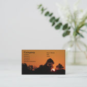 日の出 名刺 (スタンド正面)