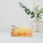 日の出 名刺 (スタンド正面)