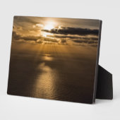 日の出(大西洋の海) フォトプラーク (側面)