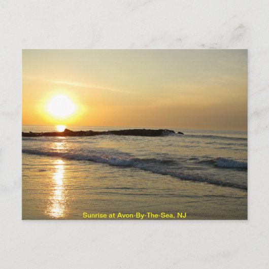 日の出（大西洋） ポストカード (正面)