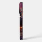 日の出・日没の海賊船 iPhoneケース (左側面)