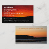 日の出/日没 名刺 (正面/裏面)