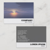 日の出/日没 名刺 (正面/裏面)