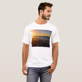 日の出、日没 Tシャツ (正面フル)