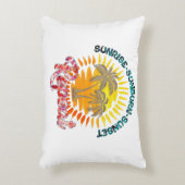 日の出 – 日焼け – 日没 – 繰り返し | ゴールデンパームツリーズ アクセントクッション (正面(垂直))