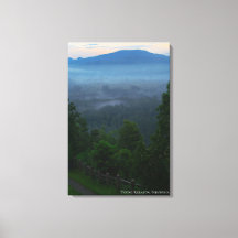 日の出 朝の霧 モヤ モヤっとした山の風景