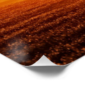 日の出、木のシルエット、 ポスター (コーナー)