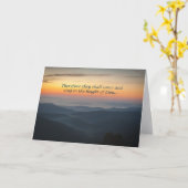 日の出：神の約束を思い起こさせる カード (黄色い花)