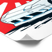 日の出S13ベクトル ポスター (角)