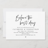 日の前最高のにのリハ結婚ーサルディナー 招待状 (正面)