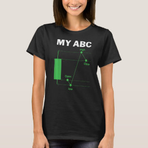 日の取引おもしろい引用文ABC株式ブローカー市場 Tシャツ
