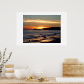 日の夕日 ポスター (キッチン)