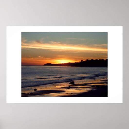 日の夕日 ポスター (正面)