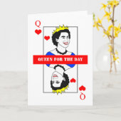 日の女王! カード (黄色い花)