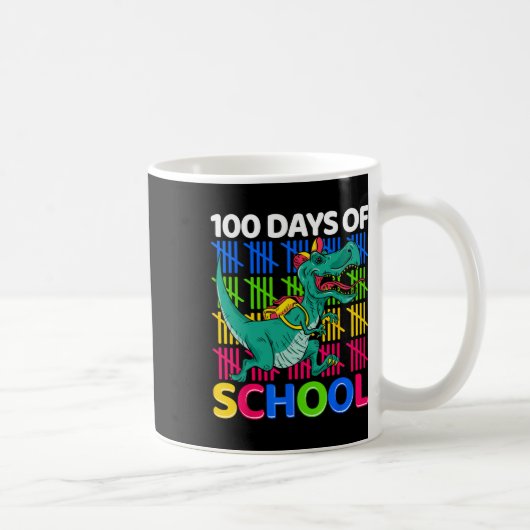 日の学校おもしろい恐竜先生キッズノベルティ コーヒーマグカップ (右)
