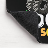 日の学校モンスタートラックBの100日目 マウスパッド (コーナー)