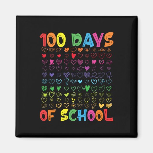 日の学校先生子供の学生少年の女の子100 H マグネット (正面)