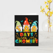 日の学校先生子供100私のGnomと日 カード (黄色い花)