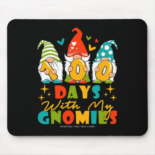 日の学校先生子供100私のGnomと日 マウスパッド (正面)