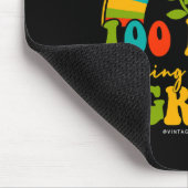 日の学校先生100日私の学生見て マウスパッド (コーナー)