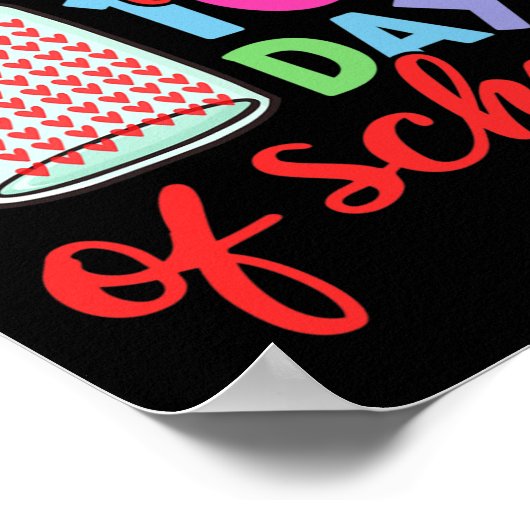 日の学校先生1 ポスター (角)