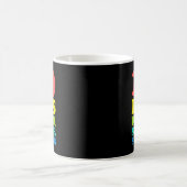 日の学校100日強頭が切れる先生K コーヒーマグカップ (中央)