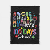 日の学歴Abcの学校の衣装 フリースブランケット (正面)