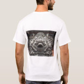 日の寺院 Tシャツ (裏面)