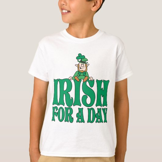 日の小妖精のためのアイルランド語 Tシャツ (正面)