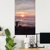 日の当たる岩 ポスター (ホームオフィス)