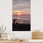 日の当たる岩 ポスター (キッチン)